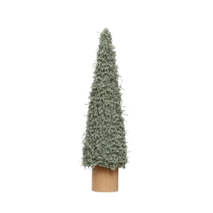 Mint Fabric Tree 14"t