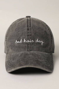 Black Bad Hair Day Hat