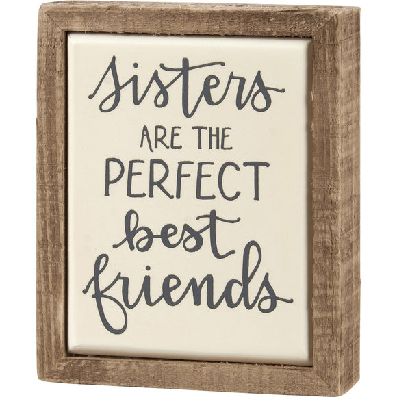 Sister's Best Friends Mini Box Sign