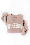 HOMEBODY Tan Graphic Sweatshirt
