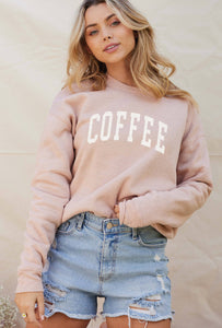 COFFEE Rose Graphic Sweatshirt