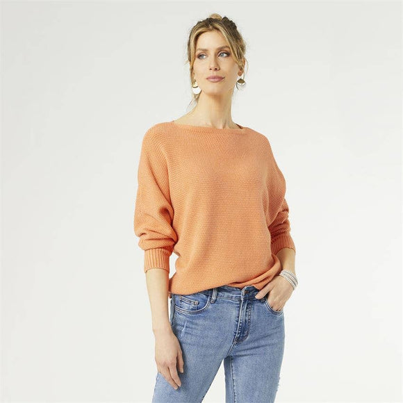 Melon Relaxed Ciana Pullover Sweater