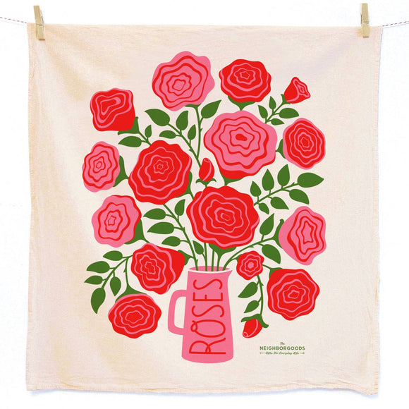 Roses Dish Towel