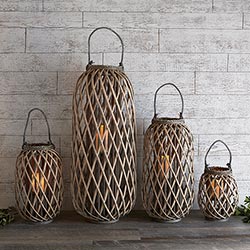 Natural Willow Lanterns - LOCAL PICKUP ONLY