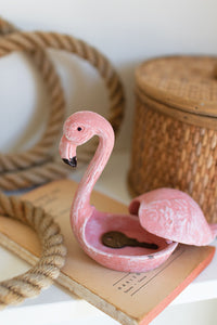 Flamingo Cast Iron Hide-a-Key