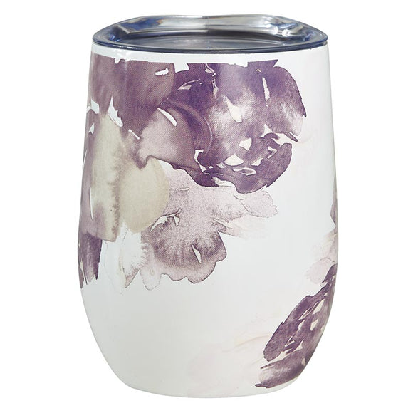 Floral Insulated Wine Tumbler