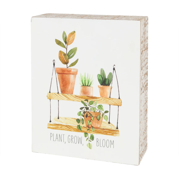 Plant Grow Bloom Block Sitter
