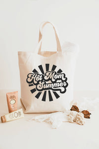 Hot Mom Summer with Sun XL Tote Bag
