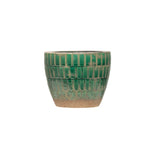 Green Tiled Terracotta Pots