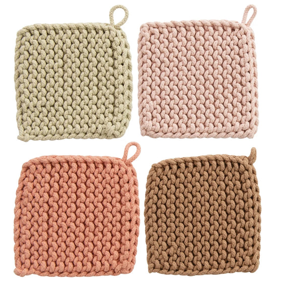 Spring Cotton Chunky Pot Holders