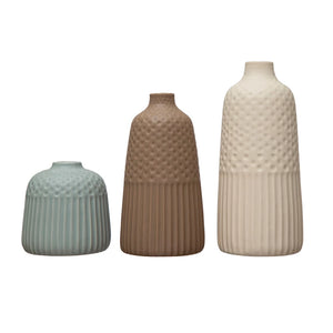 Matte Stoneware Vases