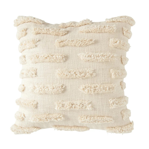 20” Woven Cotton Pillow
