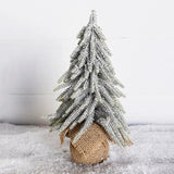 Frosted Tree in Burlap - 4 Sizes