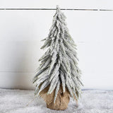 Frosted Tree in Burlap - 4 Sizes